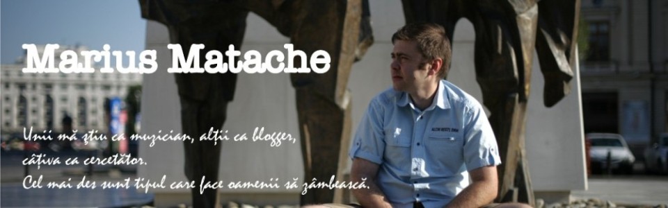 Pagina personala Marius Matache
